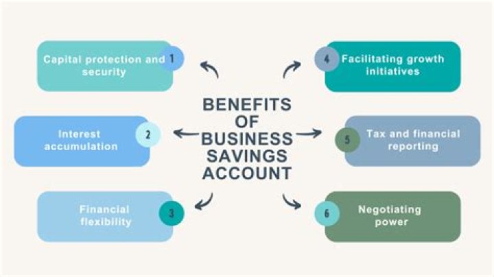 What are the benefits of a business savings account?