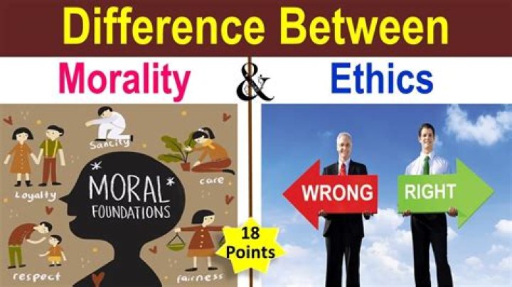 What are the differences between ethics and morality?