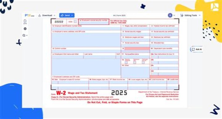 What are the instructions for W-2 tax forms?