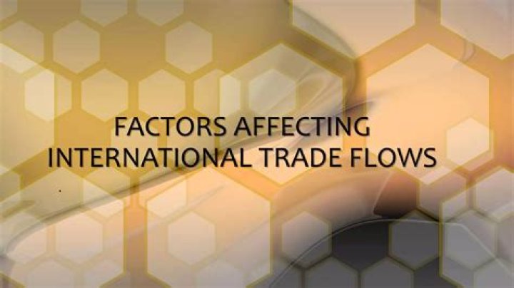What are the main factors affecting international trade?