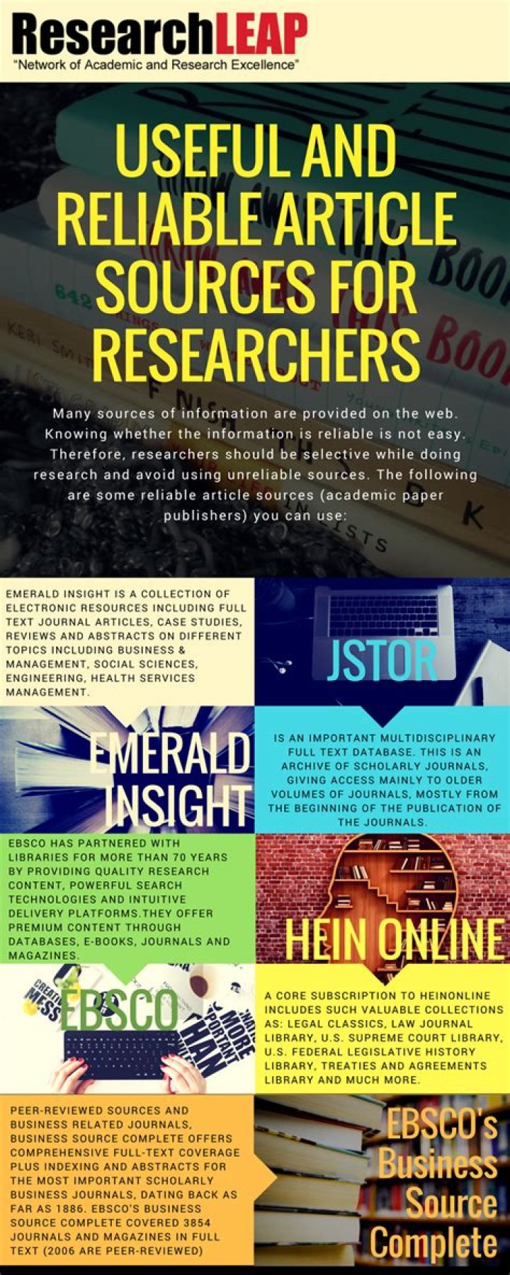 What are the most reliable sources for research?