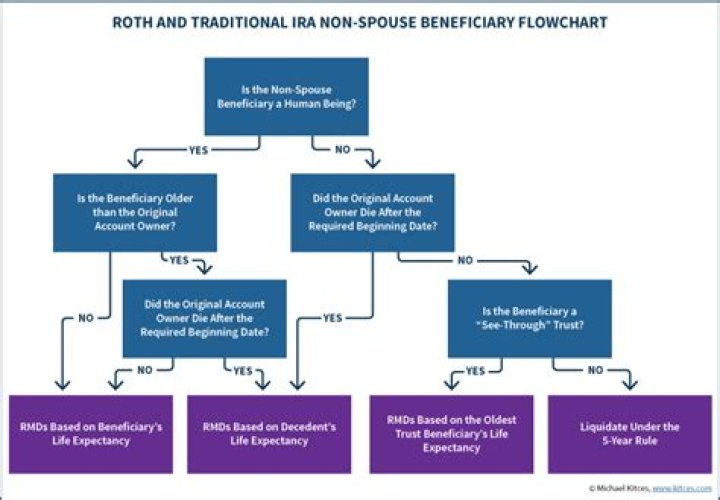 What are the options for non-spouse beneficiaries of inherited IRAs?