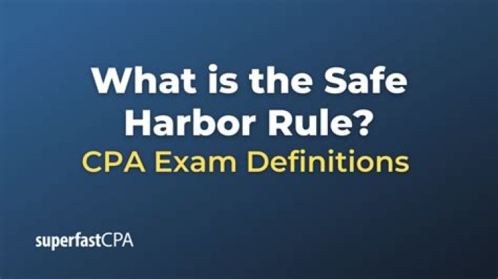 What are the safe harbor rules for PPP?