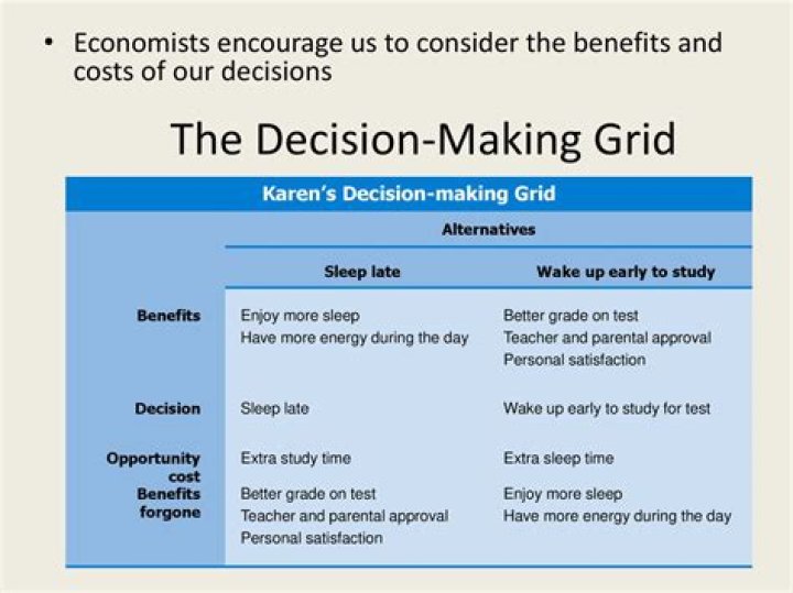 What can a decision-making grid do economics?