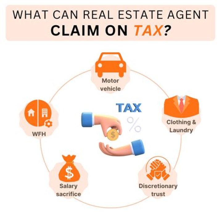 What can a real estate agent claim on tax?