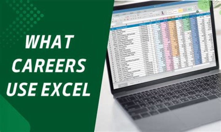 What careers use Excel?