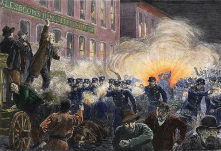 What caused the Haymarket Riot of 1886?