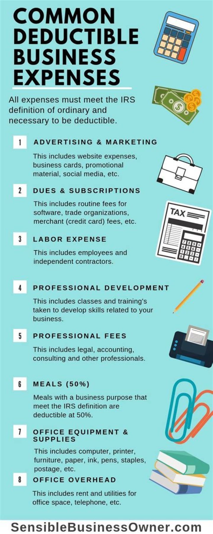 What continuing education expenses are deductible?