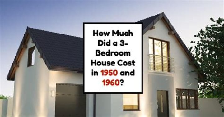 What did a house cost in 1980?