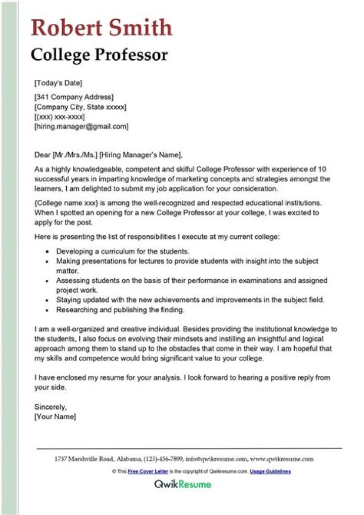 What do college professors look for in writing?