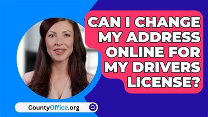 What do I need to change my address on my license GA?
