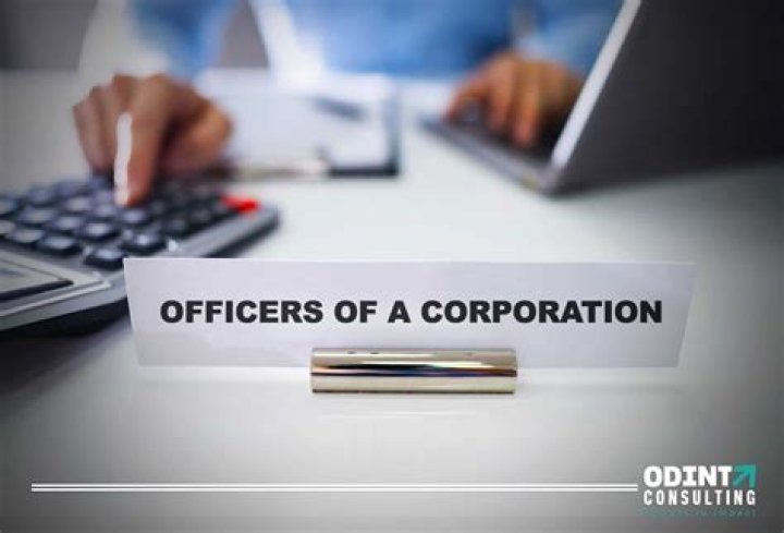 What do officers of a corporation do?