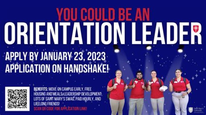 What do you gain from being an orientation leader?