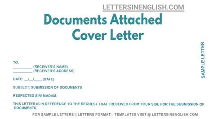 What do you say when attaching a document?