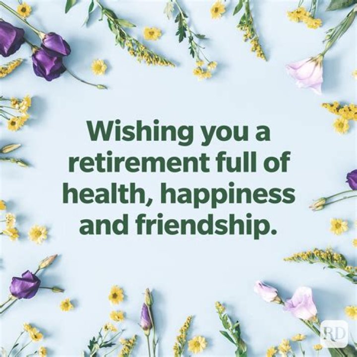 What do you write in a retirement card for a friend?