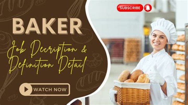 What does a baker do on a daily basis?