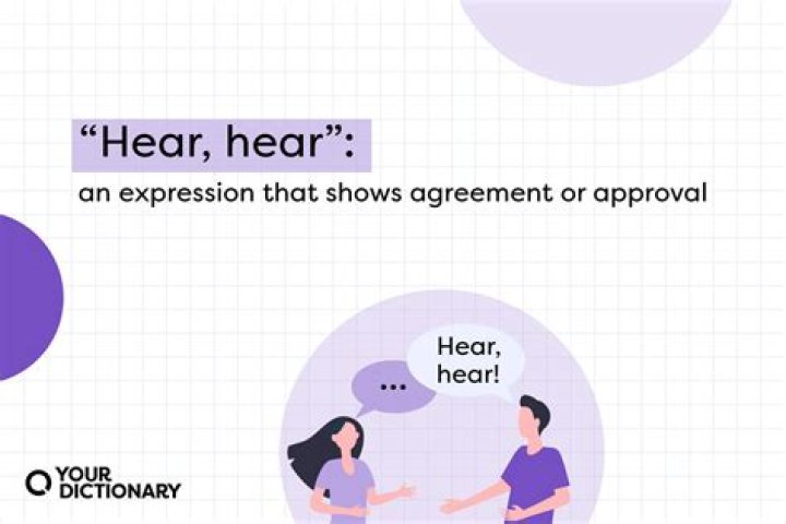 What does hear mean law?