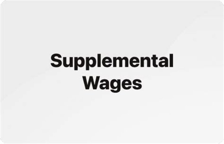 What does IRS consider supplemental wages?