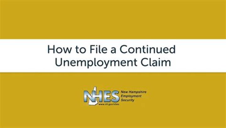 What does it mean to file a continued claim?