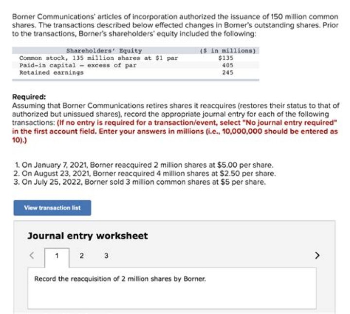 What does it mean when a company retires shares?