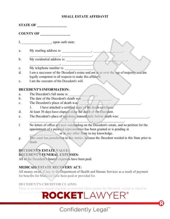 What does it mean when there is no estate?