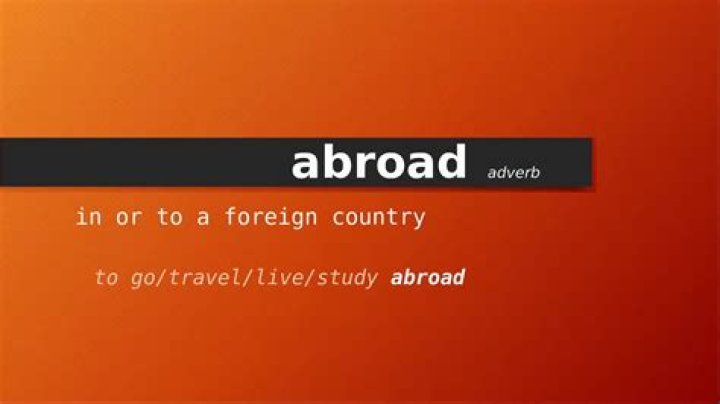What does lived abroad mean?