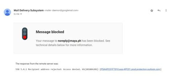 What does no-reply mean on text?