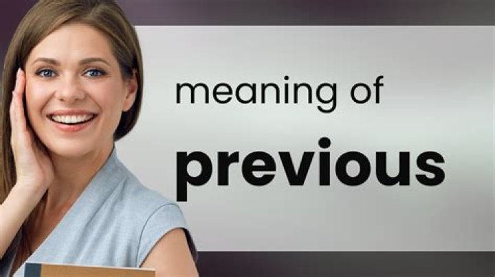 What does previous owner mean?