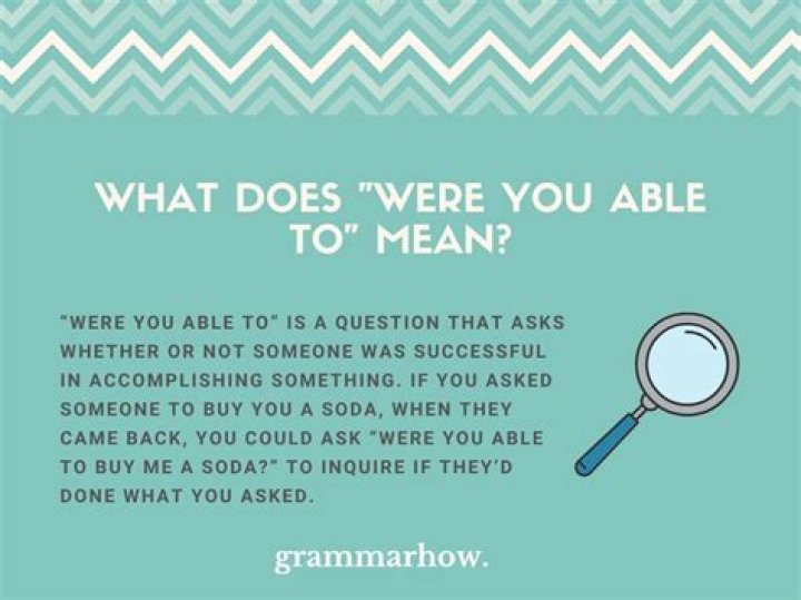 What does Were you able and available for work mean?