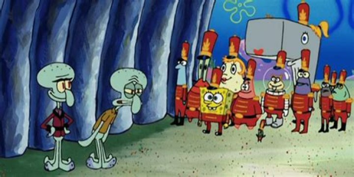 What episode of SpongeBob does Squidward make a band?