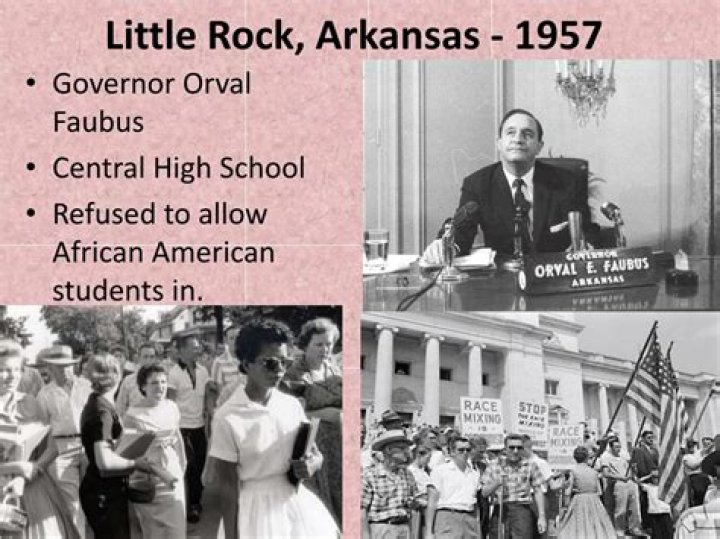 What happened in Little Rock Arkansas in 1957?