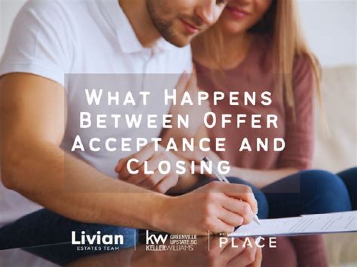 What happens between accepted offer and closing?
