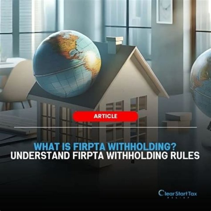What happens FIRPTA withholding?