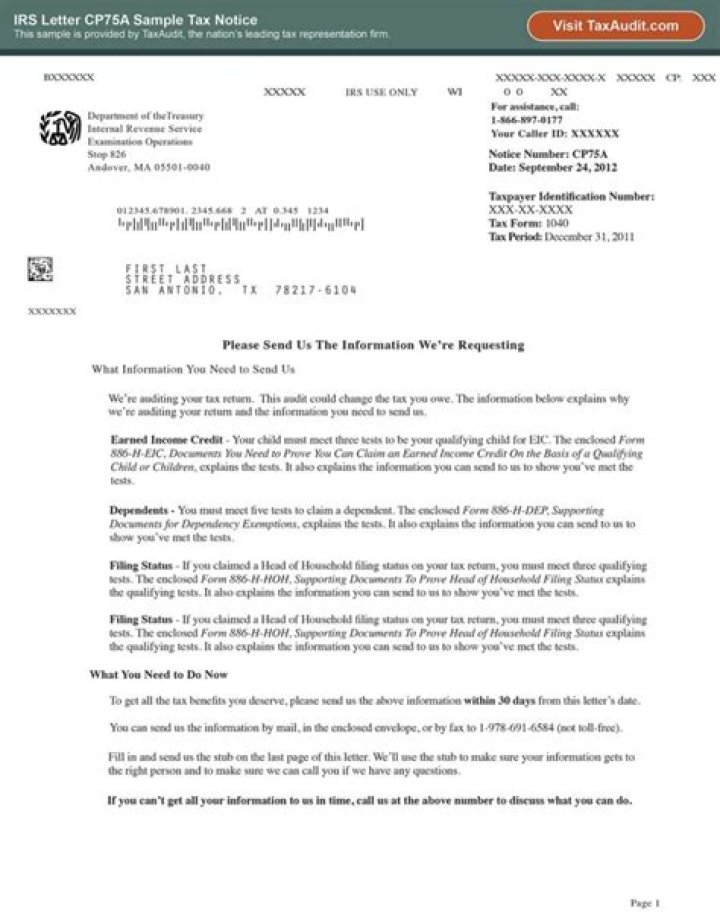 What happens if the IRS has the wrong address?