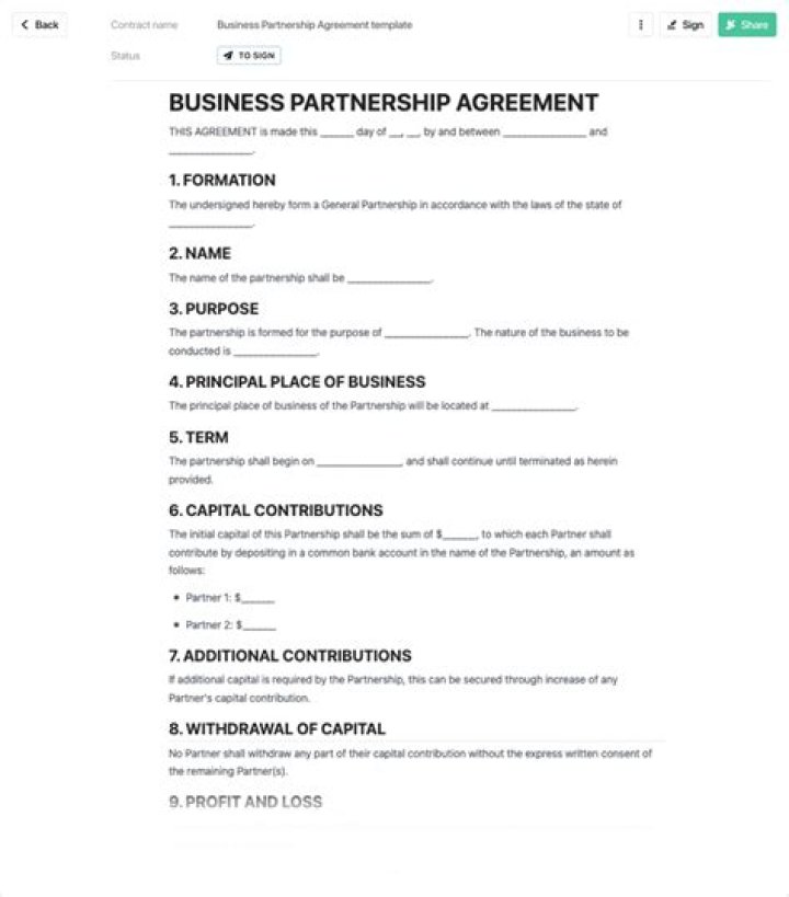 What happens if the partnership does not work out?