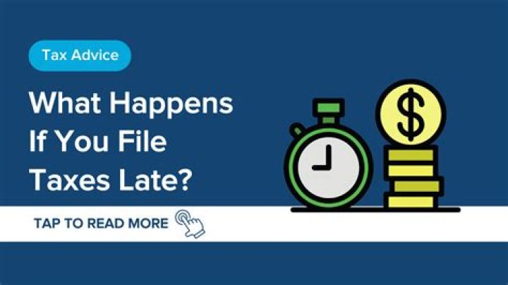 What happens if you do taxes late?