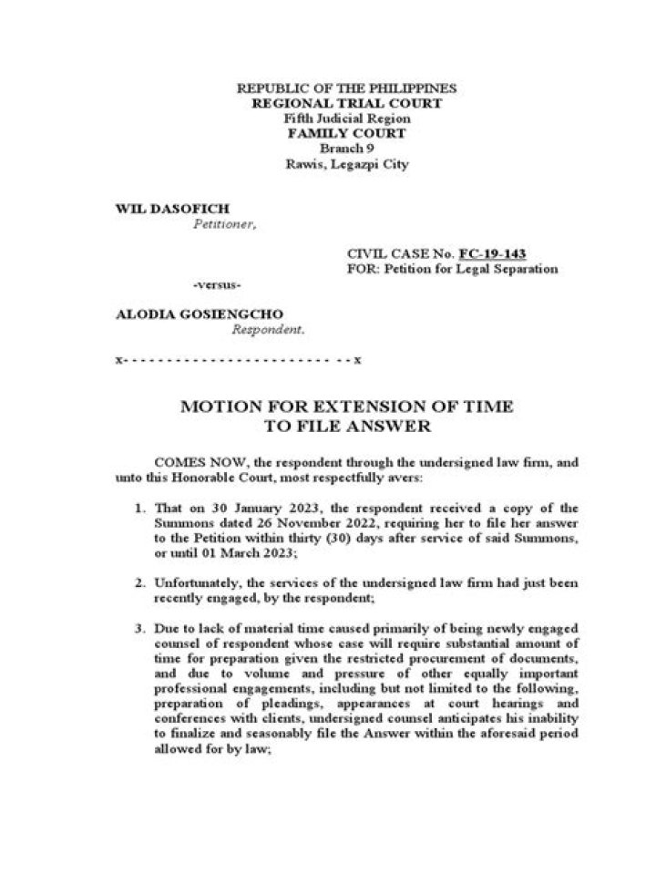 What happens if you file an extension of time?