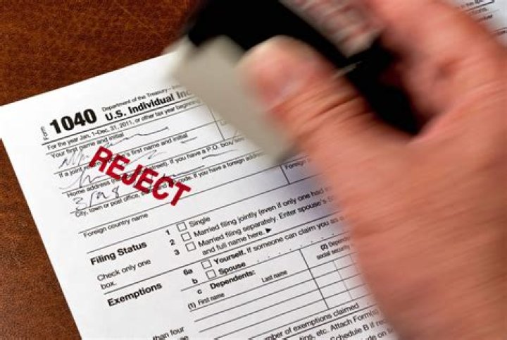 What happens if your federal return is rejected?