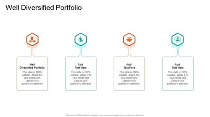What happens in a well diversified portfolio?