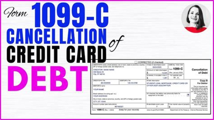 What happens to a 1099c debt that has been cancelled?