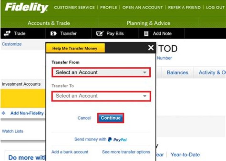 What happens to Fidelity account when you quit?