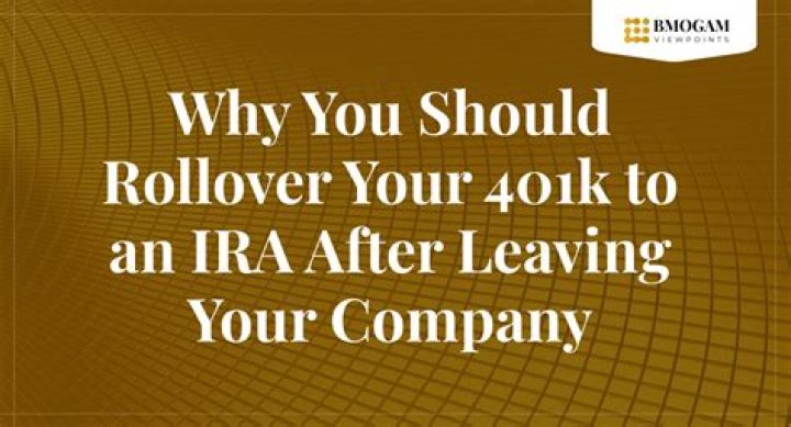 What happens to your IRA when you leave a company?