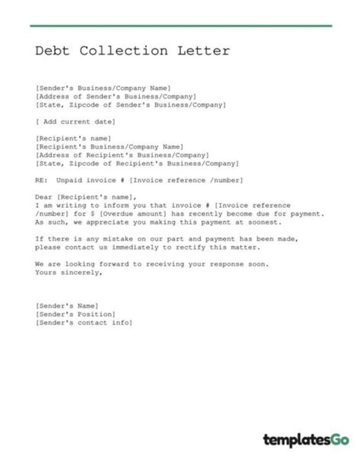 What happens when a debt collector sends you a letter?