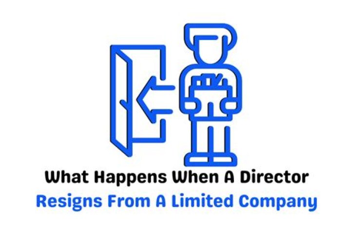 What happens when a director resigns from a limited company?