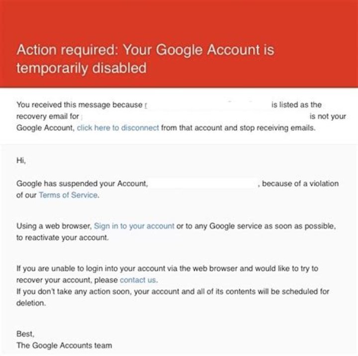 What happens when an account blocked you?