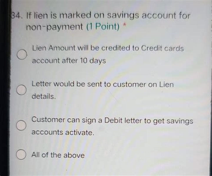 What happens when the IRS puts a lien on your bank account?
