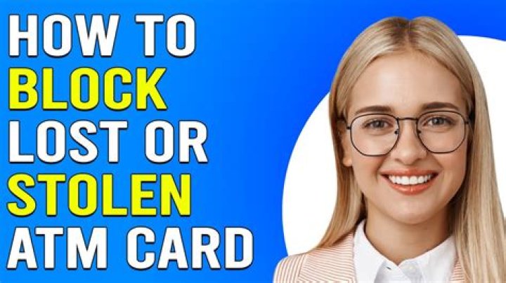 What if your checks or debit card are lost or stolen?