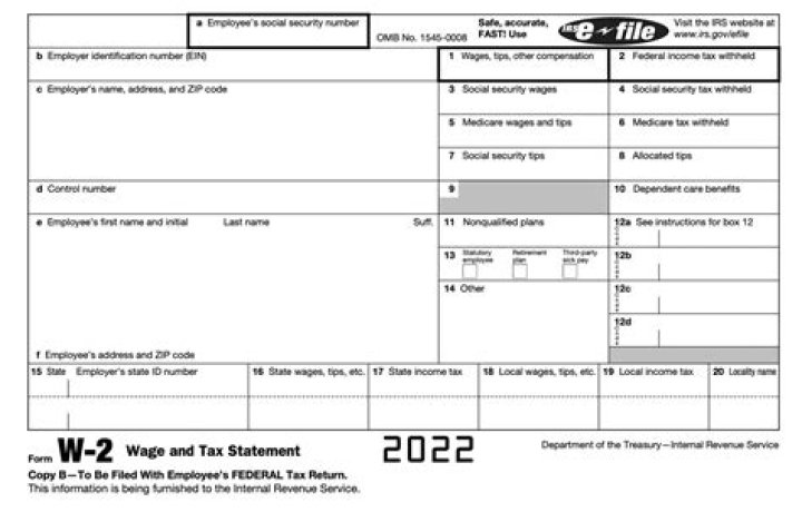 What information do you need from your W-2 to file taxes?