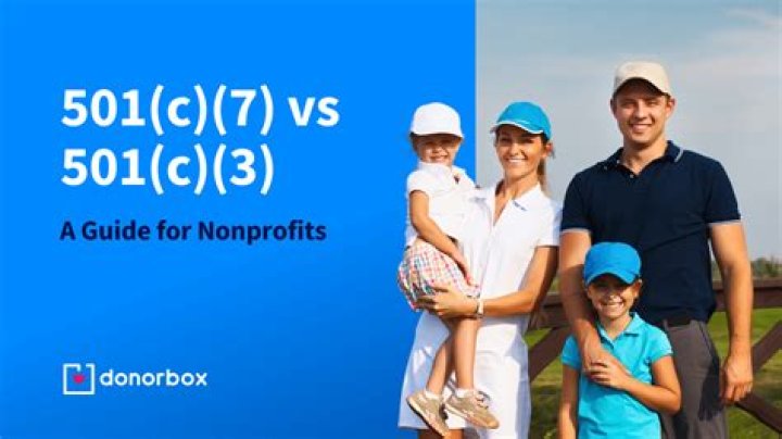 What is a 501 C 7 non profit?