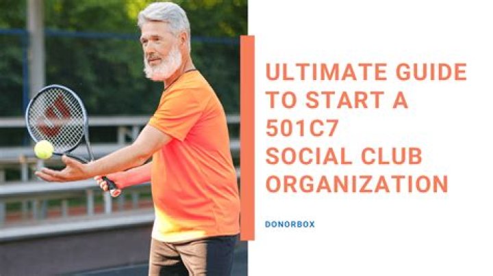 What is a 501c7 non profit organization?